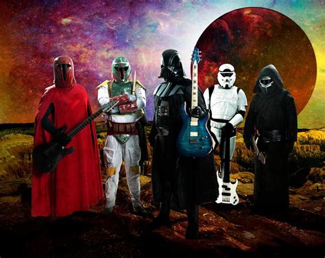 Galactic empire band - This band continues to heroically go where no metal band has gone befo… oops, someone mixed my cards, my bad. Cover songs are nothing new to metal, but Galactic Empire’s determination to cover every Star Wars track ever, and with incredible skill, costumes, and fun music videos is a godsend.